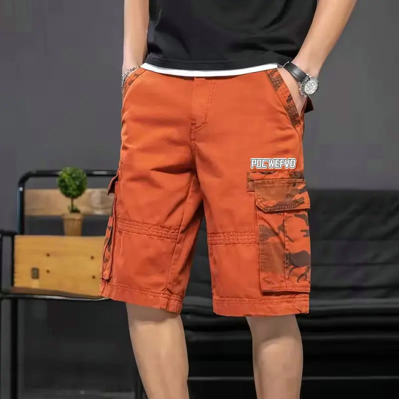 

POCWEFVD 2025 Mens Hiking Shorts Mtb Hombre Bicycle Casual Cargo Pants Motocross Clothing Mountain Bike Short Ciclismo Masculina