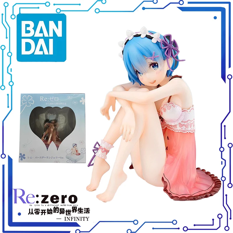 16CM Re:Life in A Different World Anime Original Rem Figure Action Model Decoration Cartoon Doll Collection Toy Gift Present Ins