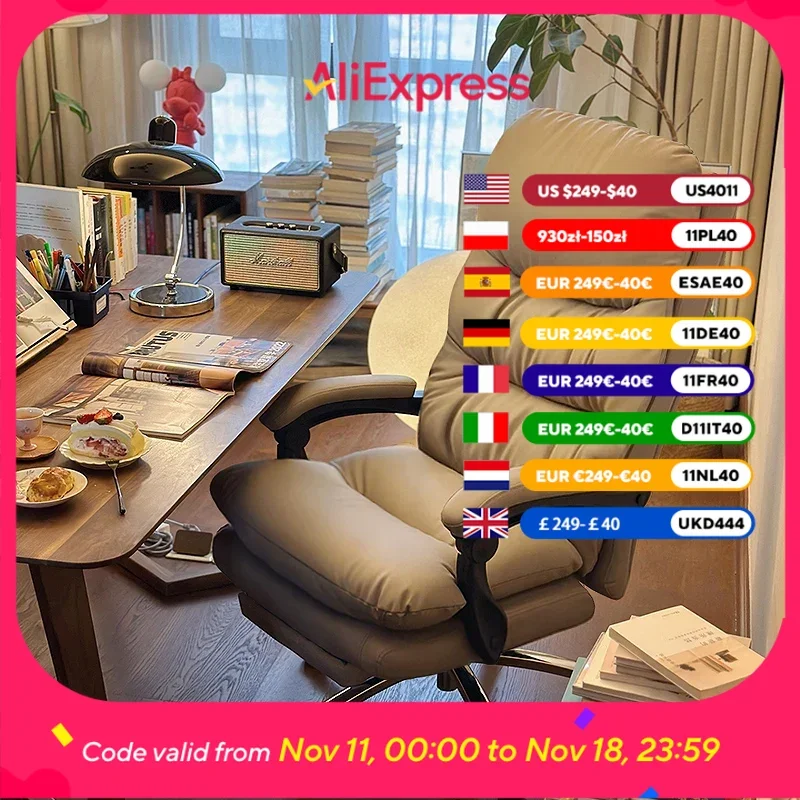 

Floor Support Office Chair Armrest Luxury Comfy Executive Modern Gaming Chairs Conference Design Sillas De Escritorio Furniture