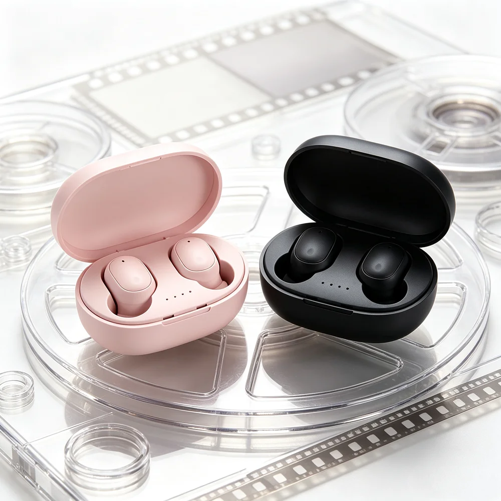 TWS Fone Bluetooth Headset Wireless Earphones Provide Transparent Vocal Rendering, Lightweight Body, Stable Pairing for Music