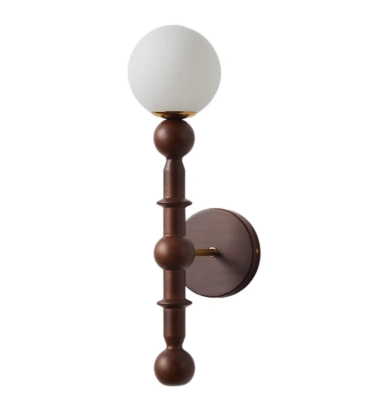 

*Hall Bedroom Wall Lamp Wood Wall Lamp Bedside Entrance Aisle Ambient Light Cafe Stair Wall Lamp