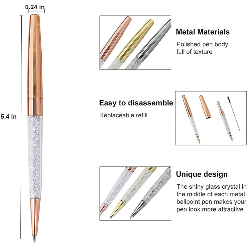 Penna roller da 12 pezzi penne a sfera con inchiostro nero cancelleria e forniture per ufficio