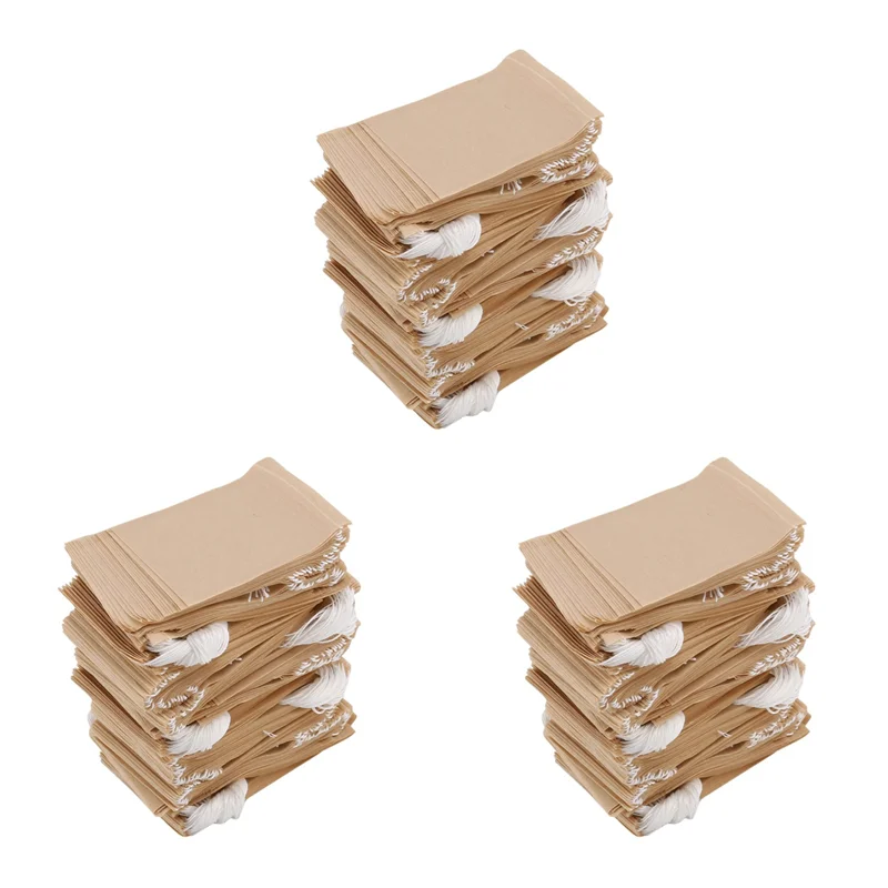 

A93E-1500 Pack Tea Filter Bags,Disposable Paper Tea Bag With Drawstring For Loose Leaf Tea,Coffee(Natural Color)