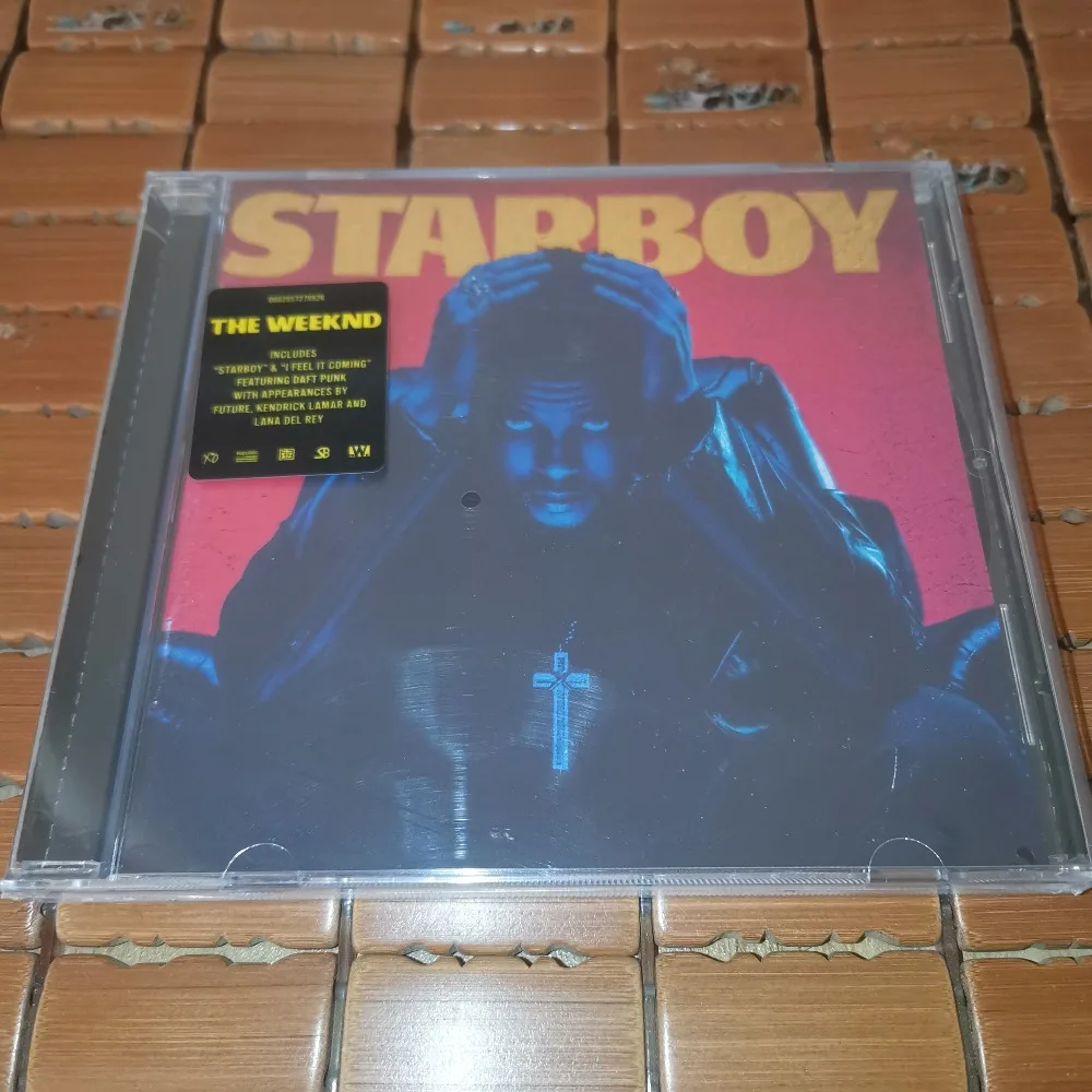 

The Weeknd Starboy CD Synth Pop Electropop R&B Album With Daft Punk Songs For Home Car Audio Music Fans Collection Gift