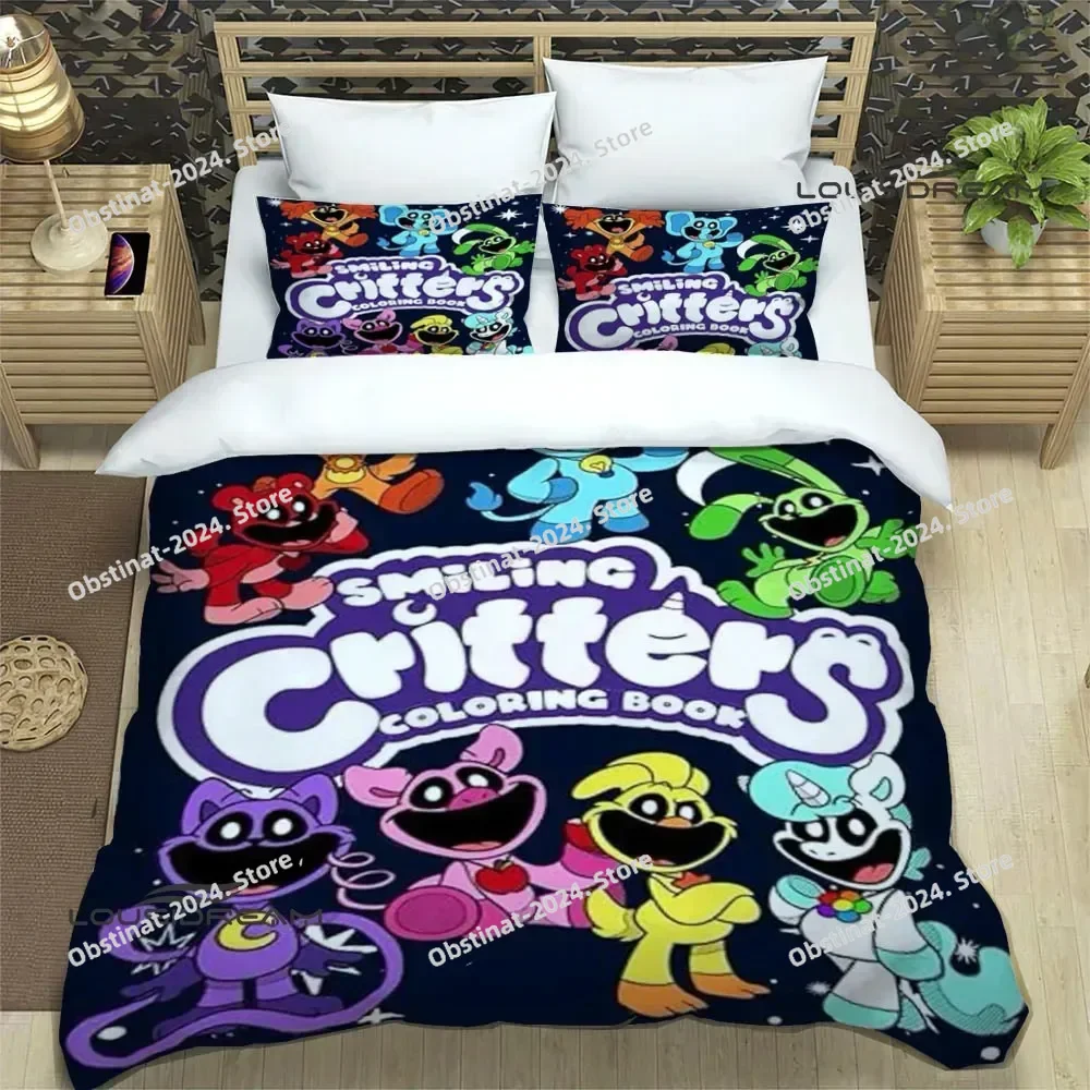 S-smiling critters Cartoon beddengoedsets prachtige bedbenodigdheden set dekbedovertrek dekbed set beddengoed set luxe verjaardagscadeau