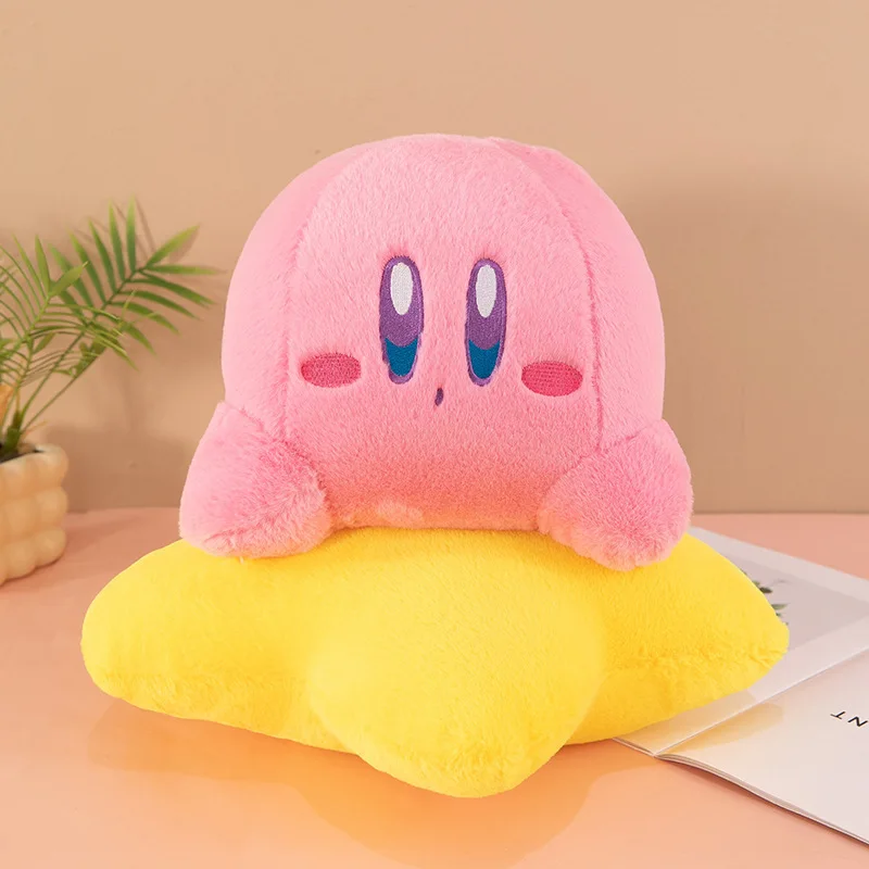 Kawaii Kirby Plush Toy with Star Pillow