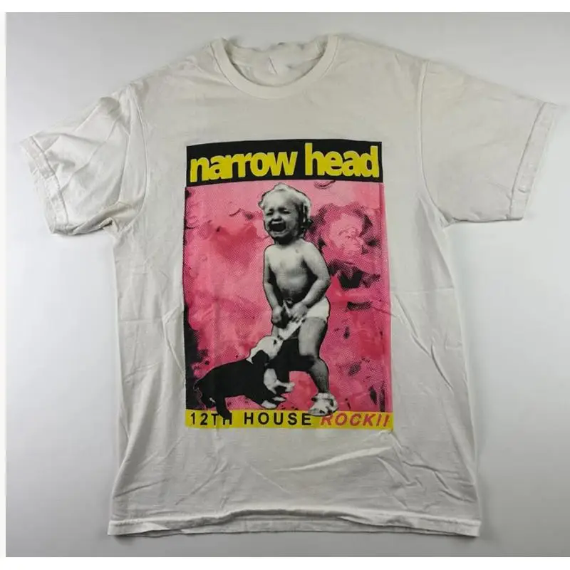 تي شيرت ضيق الرأس متوسط 12Th House Holliday أبيض جميع المقاسات Am178 #1