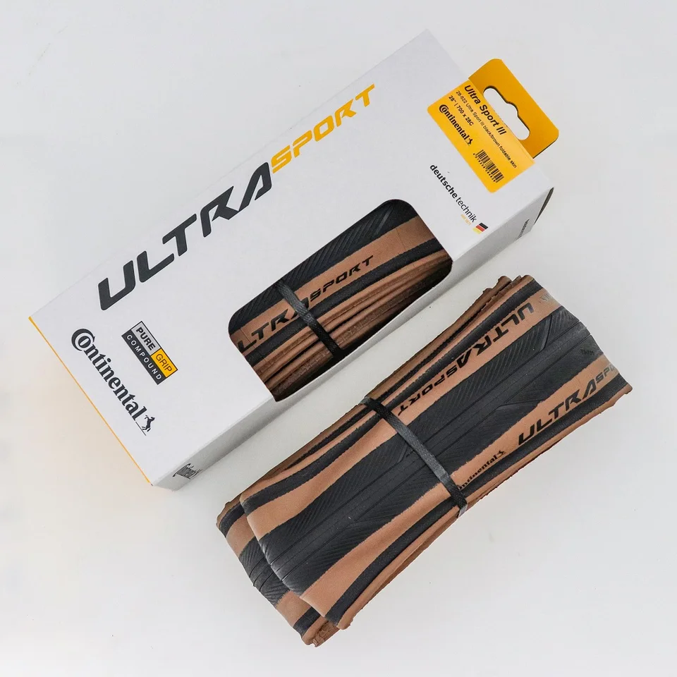 Continental Ultra Sport III 700x28 Black Brown Folding PureGrip 3