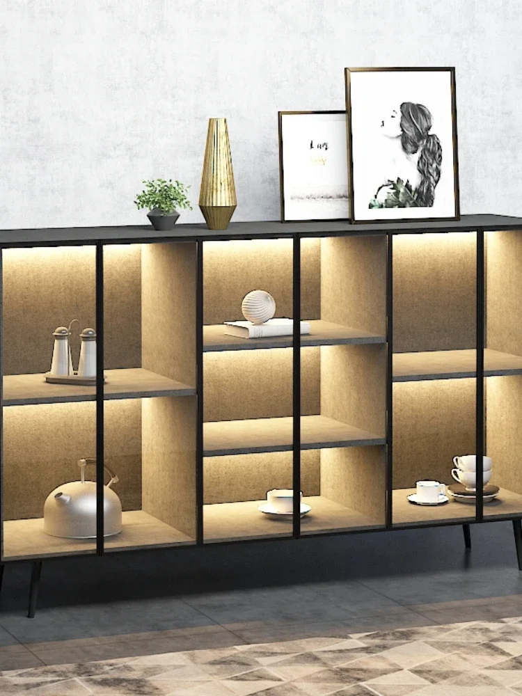 Living Room Wall Home Side Cabinet Modern Minimalist Tea Cabinet Wine Cabinet