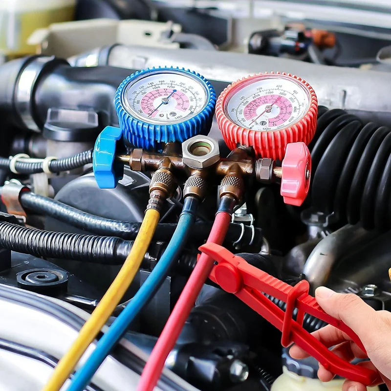 12pçs alicate de braçadeira de mangueira, alicate de pitada de mangueira, alicate de mangueira, braçadeira de linha de combustível, ferramenta de braçadeira de pitada vermelha, 3 tamanhos