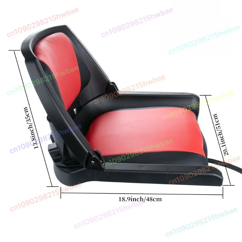 مقعد القارب البحري مقاوم للأشعة فوق البنفسجية ومقاوم للماء وقابل للطي من الألومنيوم لليخوت وقارب الجهير والضلع