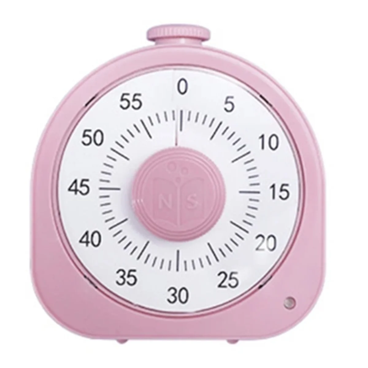 Visual Timer 60-Minutes Super Countdown Visual Timer Suitable for Children Adult Durable Mechanical(Pink)