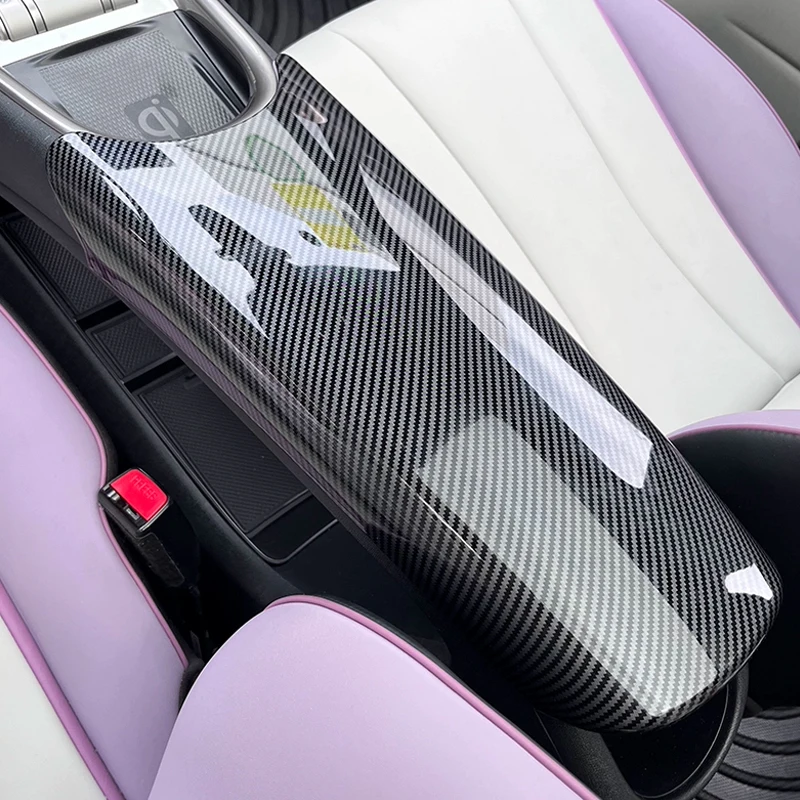 For Byd Dolphin 2022 2023 Abs Auto Console Armrest Box Panel Car Central Armrest Boxs Cover Protective Accessories