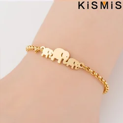 1pc Elephant Bracelet Animal Bracelet Jewelry Simple Lovely Jewelry Female Stainless Steel Jewelry Stonego Female Bracelet