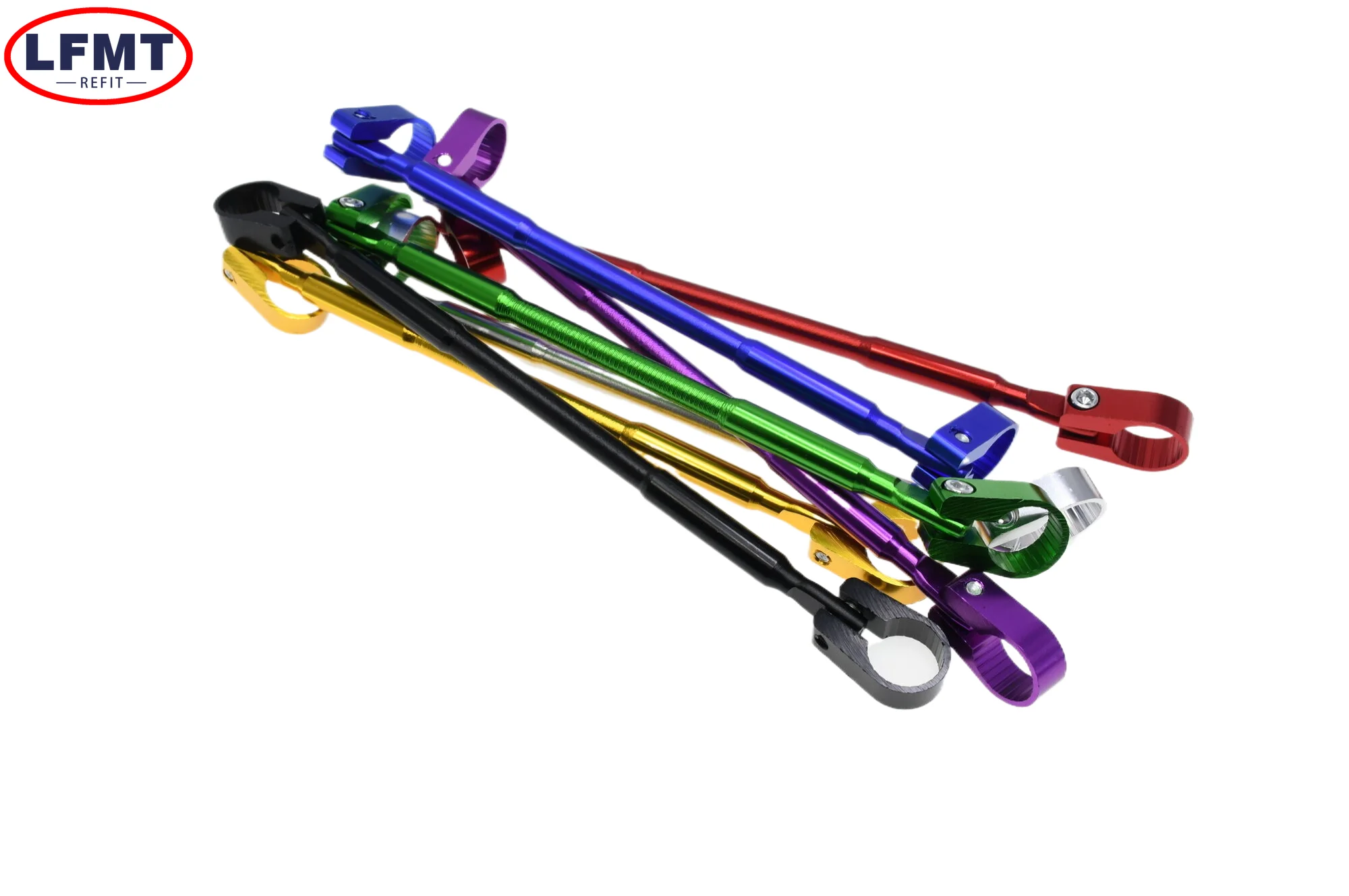 Supporto per manubrio moto in lega di alluminio da 22 mm Traversa modificata Rafforzare il morsetto del manubrio Fascio di equilibrio Croce