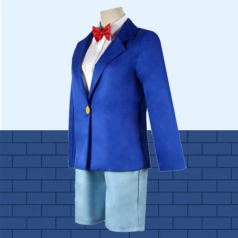 أنيمي المحقق كونان إيدوغاوا تأثيري الرجال والطفل هالوين زي كونان موحدة مجموعة القماش طالب أزياء مسرحية