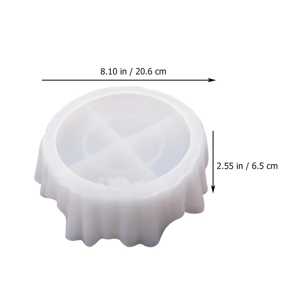 

Silicone Resin Mold Diy Flowerpot Craft Epoxy Tray Casting Mould Irregular Shape Glitter Pearl Pigment Decorative Handicraft