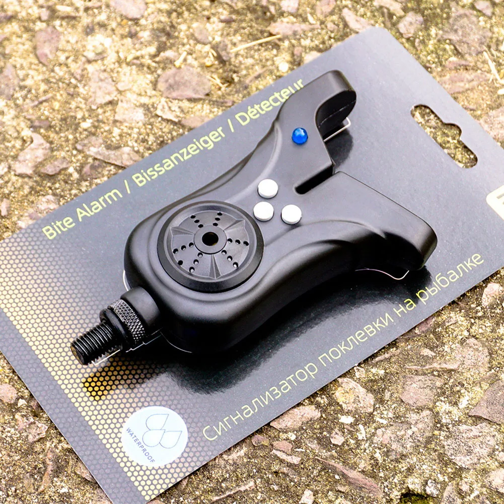 إنذار لدغة الصيد مع تعديلات حساسية حجم لهجة الصوت ومؤشر LED للكشف عن لدغة واضحة على سمك الشبوط