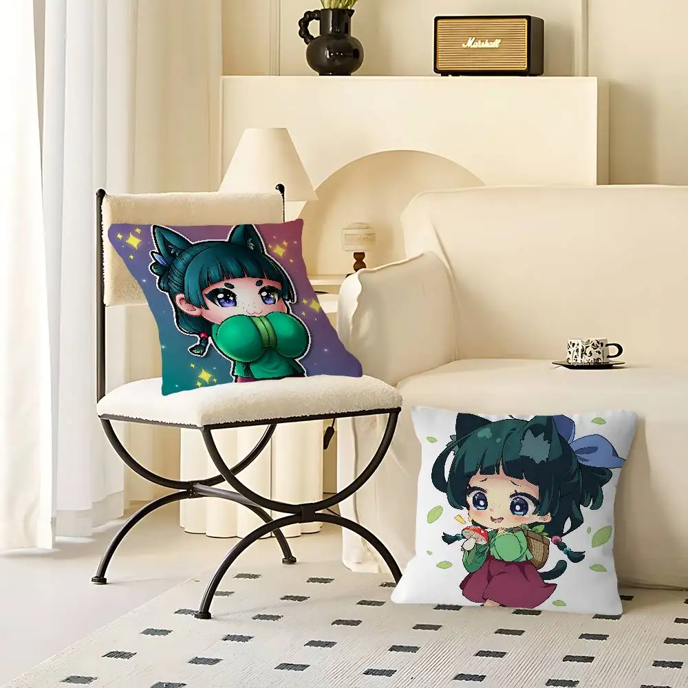 

Maomao эмаль, чехол для подушки «Дневники аптекартии», автомобильная наволочка для дивана, автомобиля, Рождественский подарок 40x40 см, 45x45 см