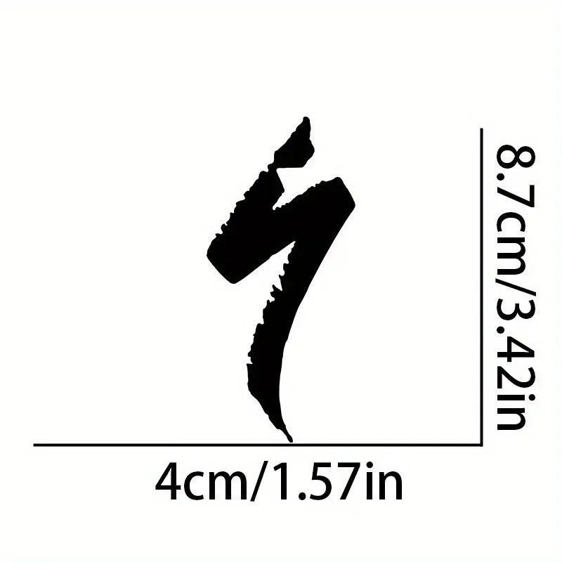 1PC Stylish Japanese Character Sticker for Motorcycle Car Styling Decoration Kanji - Themed Decal Accessory