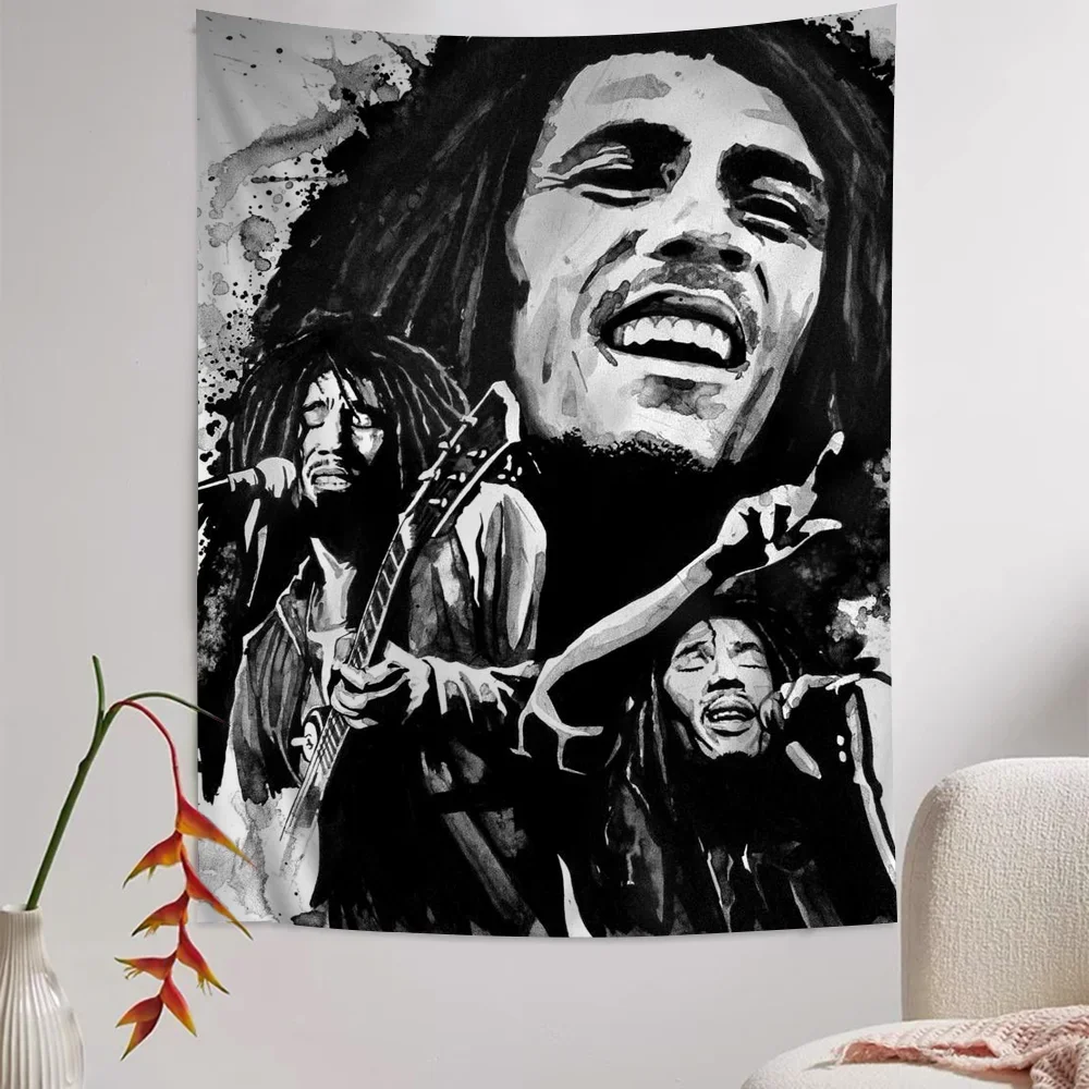 

Keep Calm And Smoke Weed Bob Marley Printed Large Wall Tapestry Hanging Tarot Hippie Wall Rugs Dorm Art Home Decor