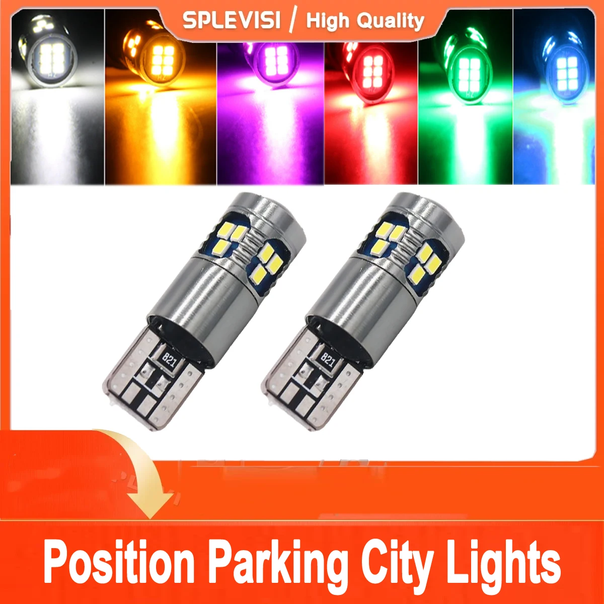 

2PCS T10 White LED Motorcycle Position Parking Light FOR Suzuki Yamaha Kawasaki Honda Apulia KTM T10 194 Pilot Park Light