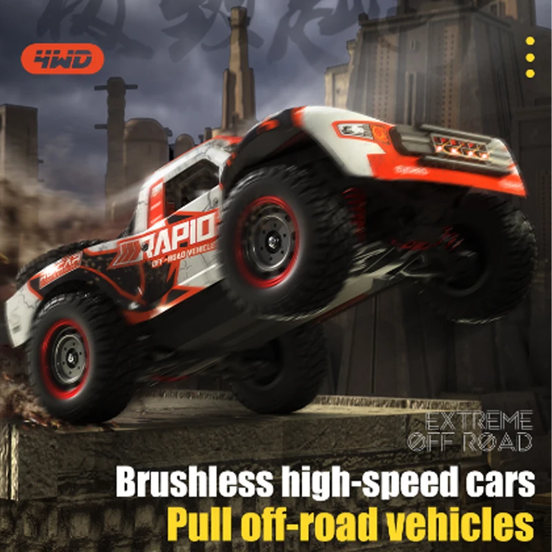 Q130 1:14 70 KM/H 4WD RC Auto Mit Licht Bürstenlosen Motor Fernbedienung Autos High Speed Drift Monster Truck Spielzeug für Erwachsene Kinder