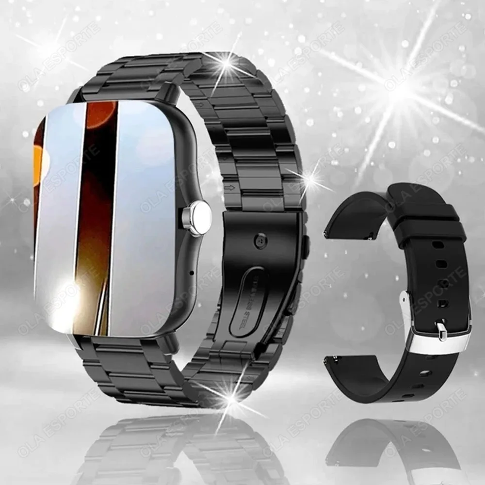 

Смарт-часы для Xiaomi, Android-телефон, 1,83 дюйма, цветной экран, Bluetooth-вызов, мониторинг кислорода в крови/давления, умные часы для женщин и мужчин
