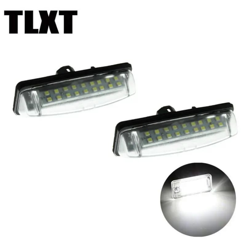 Carro de matrícula luzes LED, lâmpada para Toyota Camry Avensis, Verso, LEXUS, Is200, Ls430, Es300, Rx300, Mitsubishi Colt Além disso, Grandis