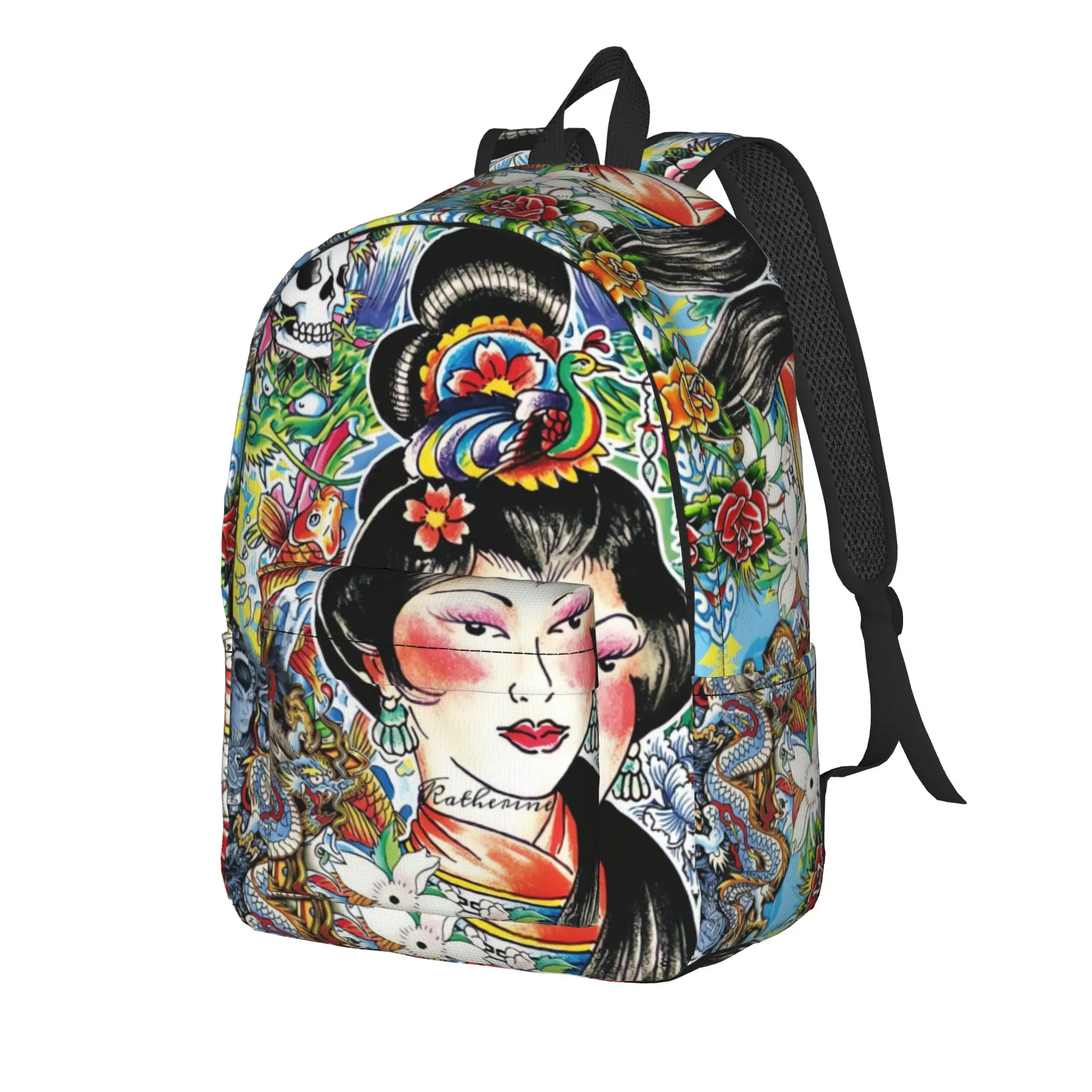 Backpack Ed Hardy Cycling Backpacks Teen Designer Durable High School Bags Style Rucksack
