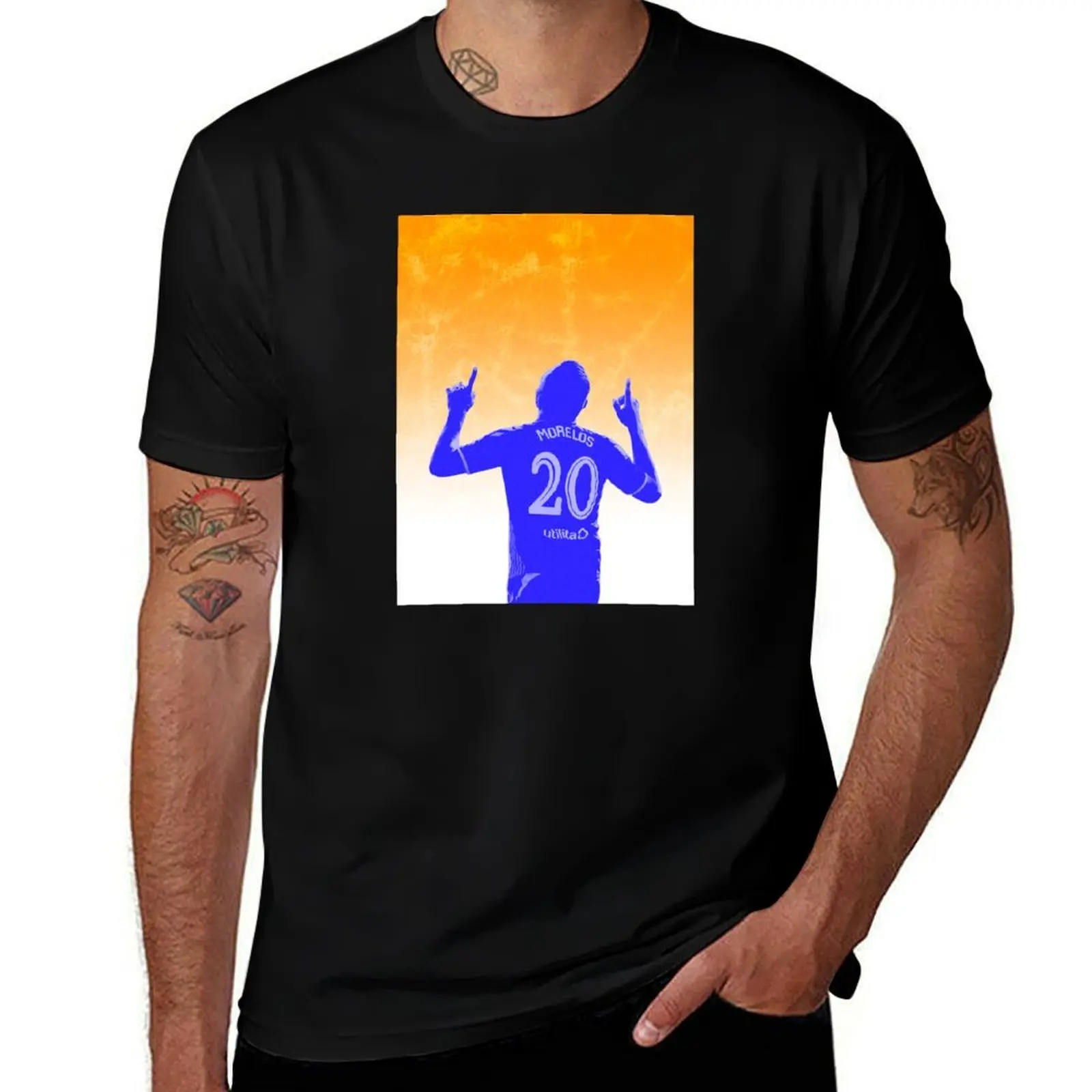 

Glasgow Rangers Alfredo Morelos T-Shirt anime tshirt anime t shirts oversize T-Shirt