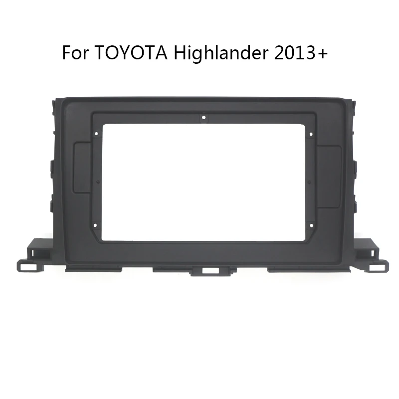 

Car Radio Frame Kit For TOYOTA Highlander / Kluger 2014 2015 2016 2017 2018 Auto Stereo Dash Panel Fascia Trim Bezel