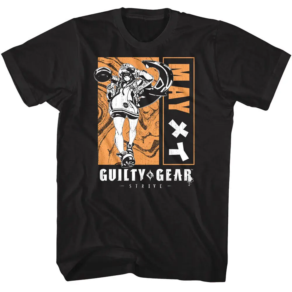 Guilty Gear Strive May Men's T Shirt Anime Characters Arc Video Game