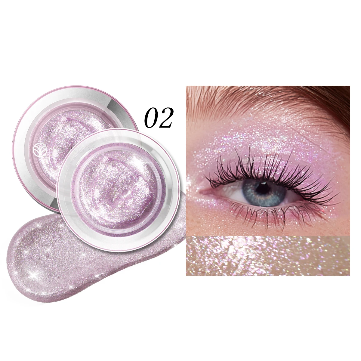 7-Color Liquid Highlighter Makeup – Waterproof, Non-Sticky, High-Impact Pearlescent Finish for Eyes & Cheeks
