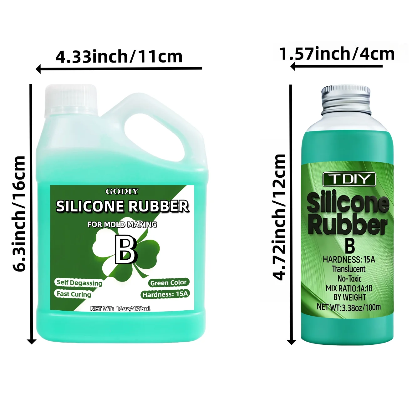 32OZ/6.76OZ Silicone Mold Making Kit, Super Elastic Liquid Silicone for Mold Maker, Fast Cure Purple Silicone Rubber for Casting