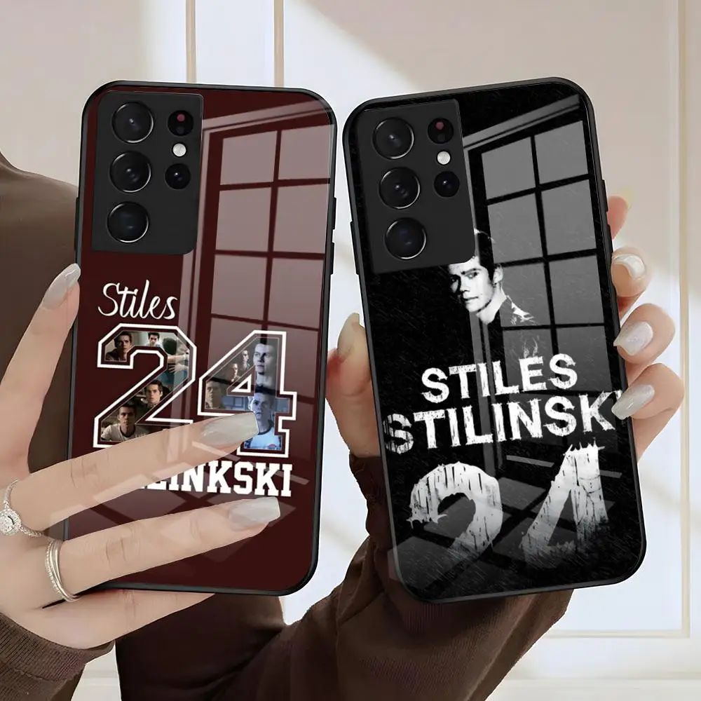 Teen Wolf Stilinski 24 Phone Case For Samsung S26 S25 S24 FE S23 S22 S21 Plus S20 Ultra Note20Ultra Black Glass Cover