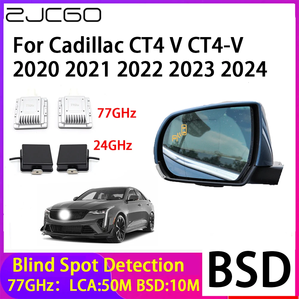 

ZJCGO Car Blind Spot Detection BSD Mirror Rear Radar Detection System for Cadillac CT4 V CT4-V 2020 2021 2022 2023 2024