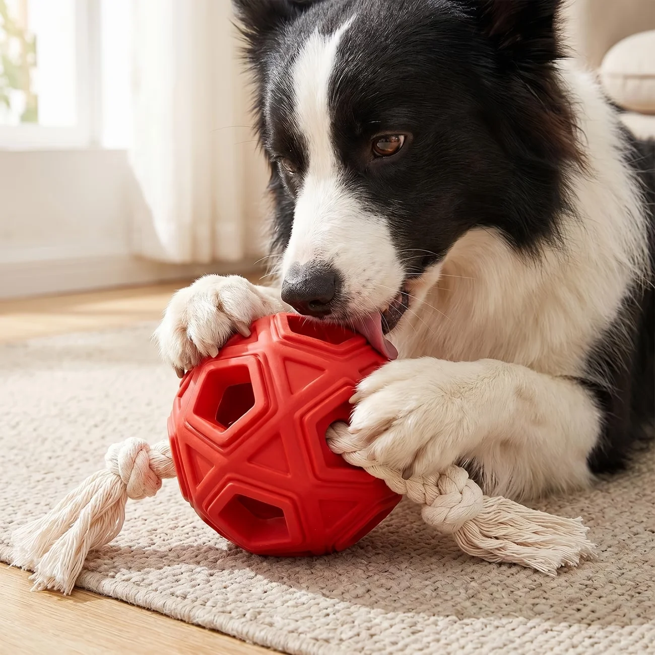 Durable Rubber Dog Chew Ball w - đánh giá và giá Dog Rope Toy Aggressive Chewers