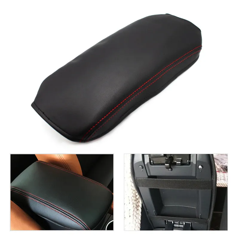 

Для Audi A3 2017 2018, Стайлинг автомобиля, кожаная защитная накладка из микрофибры, внутренняя центральная консоль, подлокотник, чехол