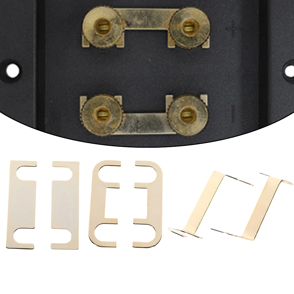 2PCS/set Speaker Pure Copper Connection Piece Speaker Wiring Connectors Four Junction Box Connection DIY Speaker Accessories