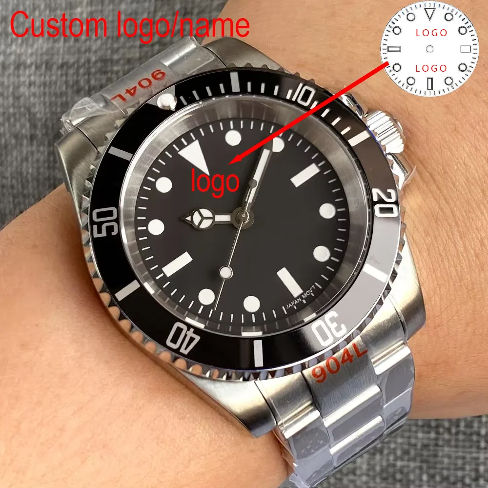 

Custom Tandorio 40mm Classic Business Retro Diver Sapphire Glass 200m Waterproof Men Watches Automatic NH35 Movement