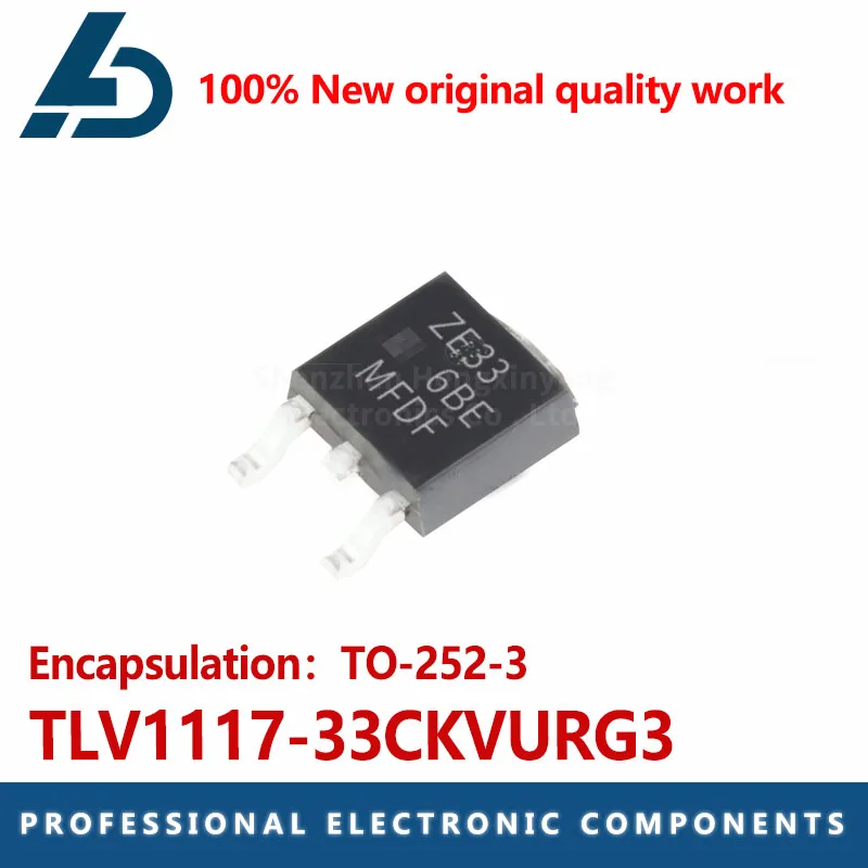 TLV1117-33CKVURG3 Package TO-252-3 3.3V 800MA regulator - linear