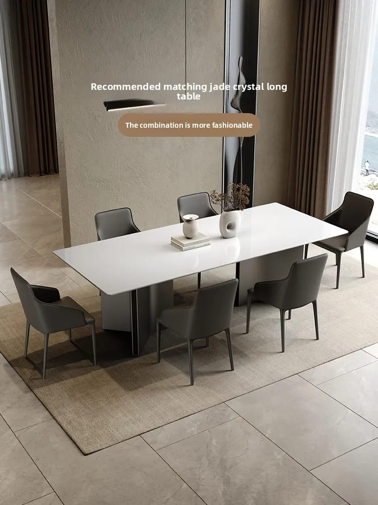 

Italian Luxury Designer Dining Chair Modern Minimalist Backrest Chair Home Elegant Simple