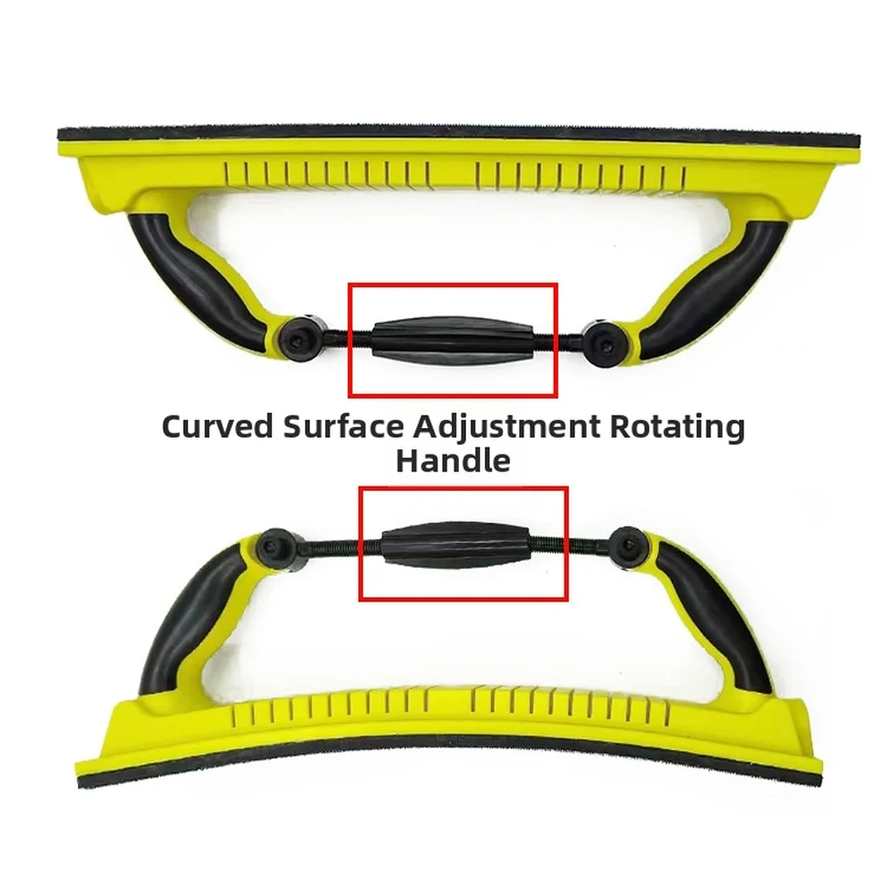 1 قطعة طحن اليد الجافة دفع مجلس سيارة المعجون الرماد اليد المسوي مستطيلة فراغ الصنفرة طحن الرماد مجلس أداة إصلاح الجسم #6