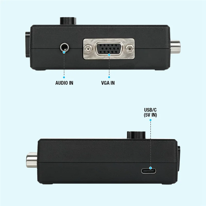 

RGBS VGA To YPBPR Component Converter SCART To YPBPR Converter For Nintendo 64 PS1 PS2 Dreamcast Retro Game Consoles