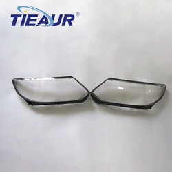 Car Headlamp Lens Glass Headlights Cover Transparent Lampshades Shell Masks For Volkswagen Tiguan 2013 2014 2015 2016 Xenon HID