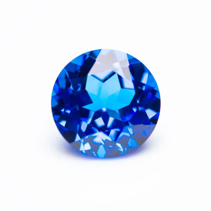 Lab Grown Cobalt Spinel Blue Demon Color Round Shape Charms Gemstones For Diy Jewel Making Material Selectable AGL Certificate