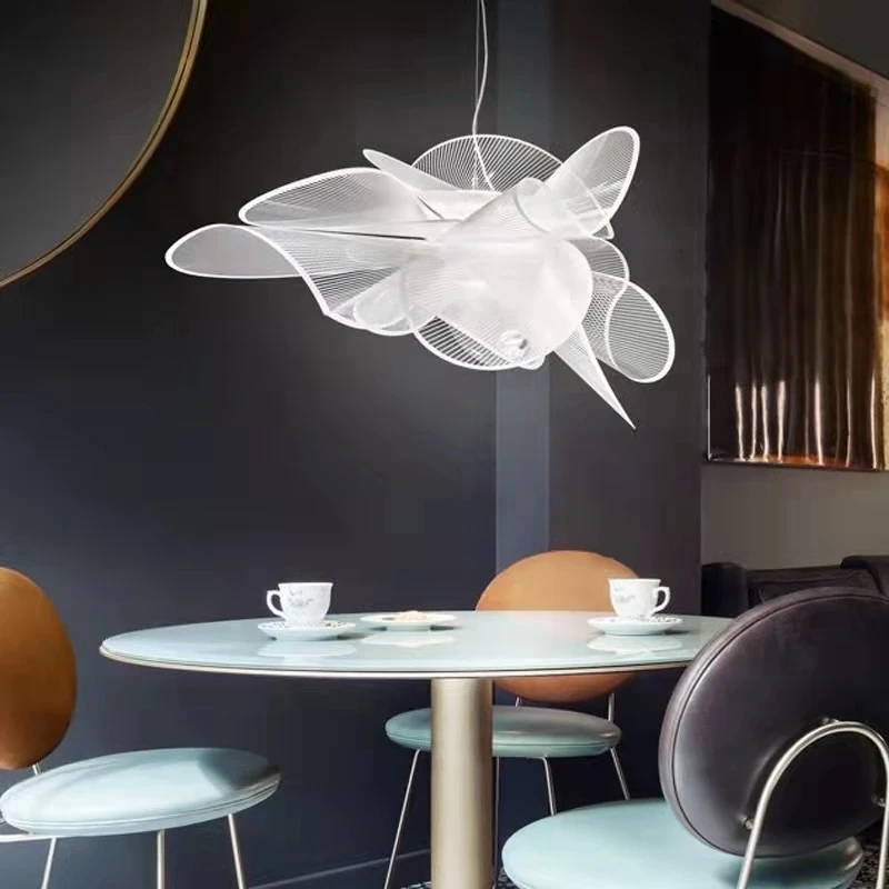 

Creative Nordic modern minimalist style flower shaped designer living room, hotel restaurant, bedroom, pendant light