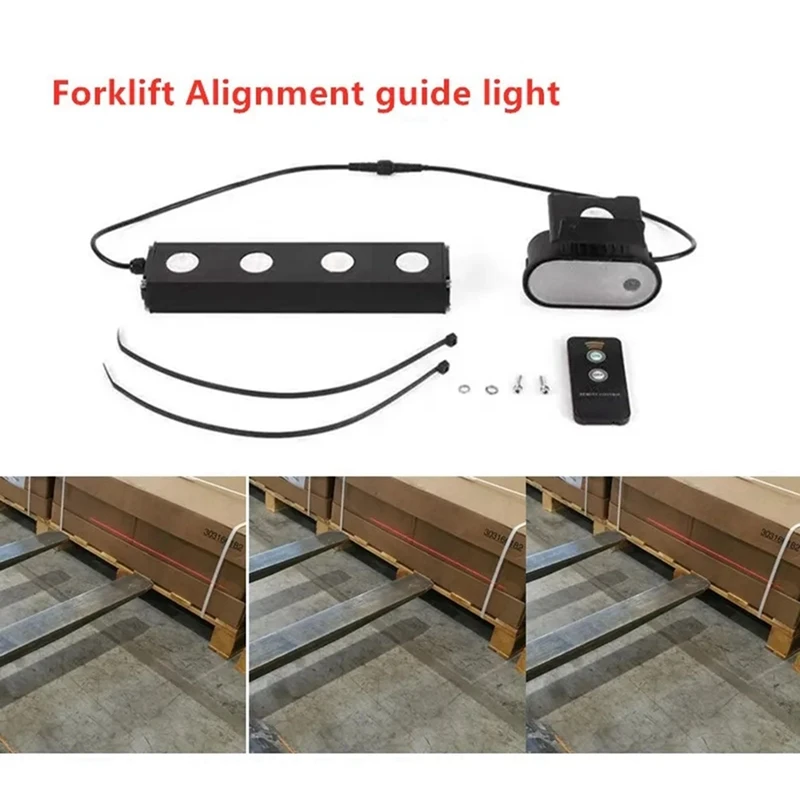 1 Set Forklift Lights Sensor Pallet Location Infrared Laser Alignment Light System Forklift Alignment Guide Light System