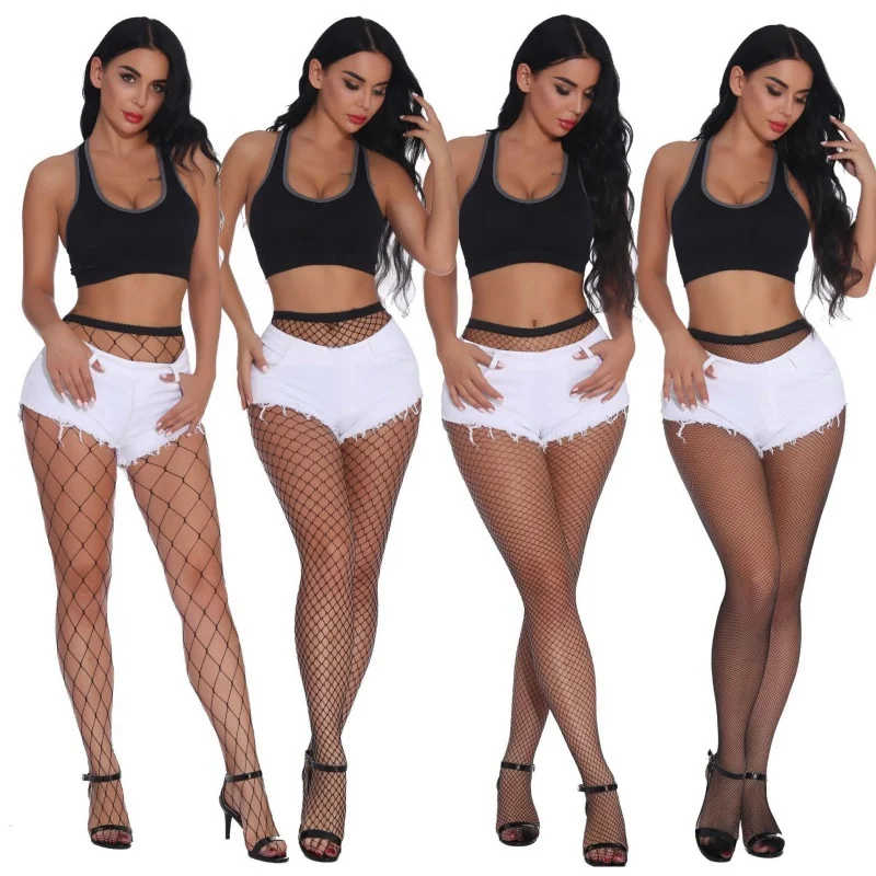 NEWFUNJOIN Tights Woman Pantyhose Black Garters Fishnets Stockings Plus Size White Long Socks Lingerie for Oversize Womens XXXXL